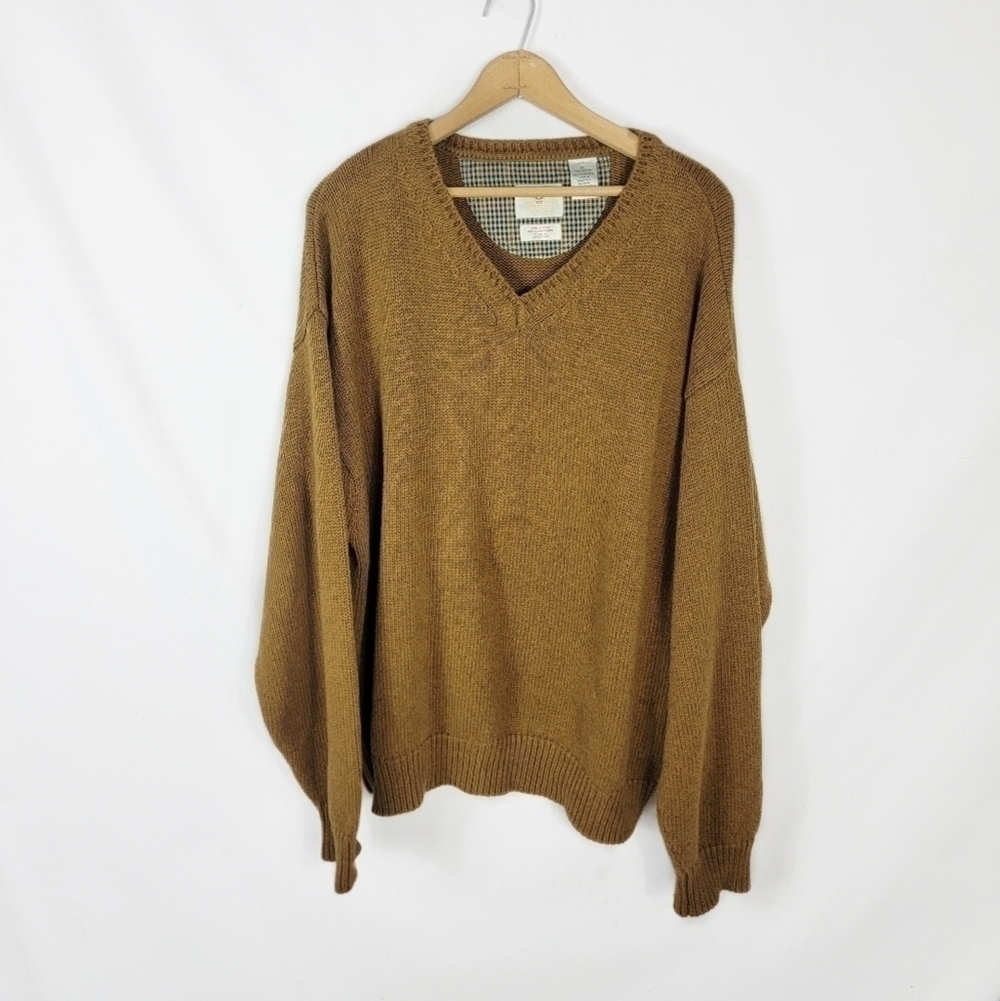 Mens XL Lambswool and cotton sweater